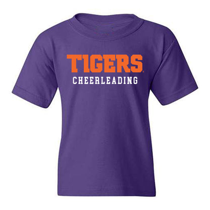 Clemson - NCAA Cheerleading : Teneia Howard - Classic Shersey Youth T-Shirt-0