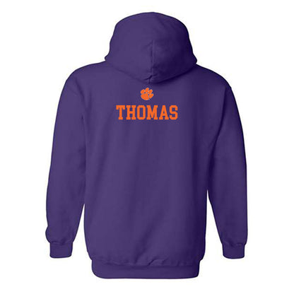 Clemson - NCAA Women's Track & Field : Shevaughn Thomas - Classic Shersey Hooded Sweatshirt-1
