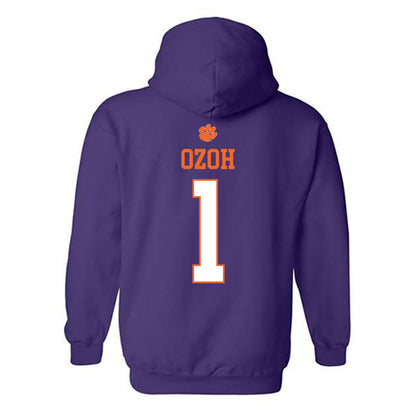 Clemson - NCAA Women's Volleyball : Ihuoma Ozoh - Classic Shersey Hooded Sweatshirt-1