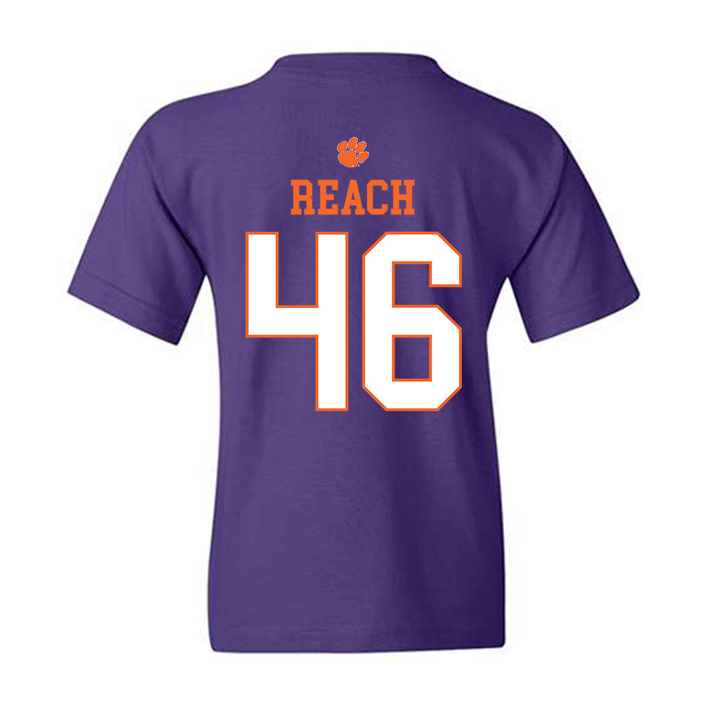 Clemson - NCAA Football : Jackson Reach - Classic Shersey Youth T-Shirt-1