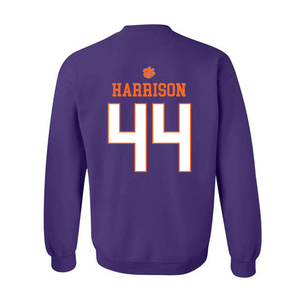 Clemson - NCAA Baseball : Dylan Harrison - Classic Shersey Crewneck Sweatshirt-1
