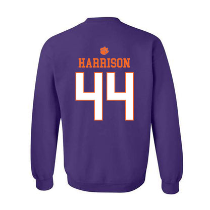 Clemson - NCAA Baseball : Dylan Harrison - Classic Shersey Crewneck Sweatshirt-1