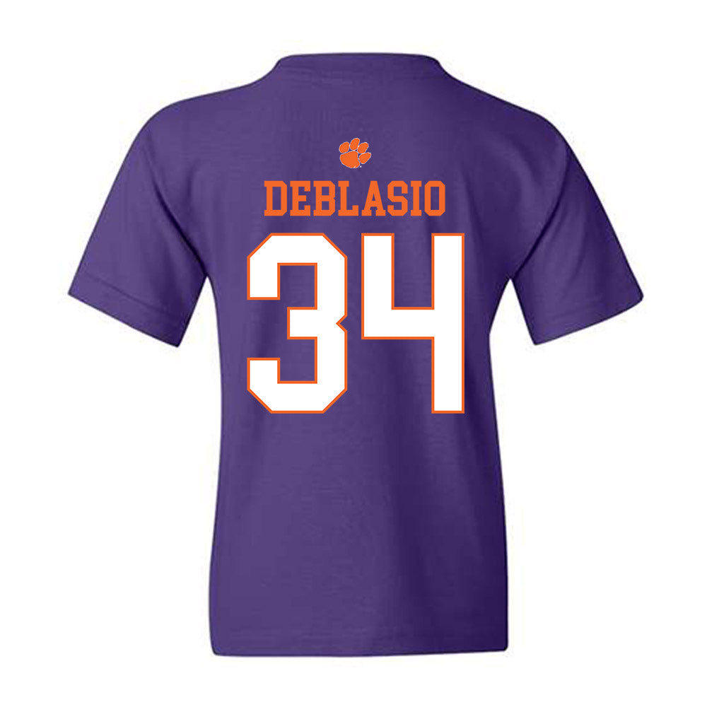 Clemson - NCAA Women's Lacrosse : Jordan DeBlasio - Classic Shersey Youth T-Shirt-1