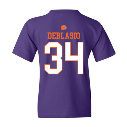 Clemson - NCAA Women's Lacrosse : Jordan DeBlasio - Classic Shersey Youth T-Shirt-1