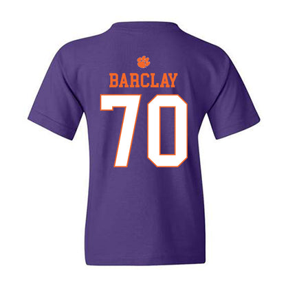 Clemson - NCAA Football : Chancellor Barclay - Classic Shersey Youth T-Shirt-1