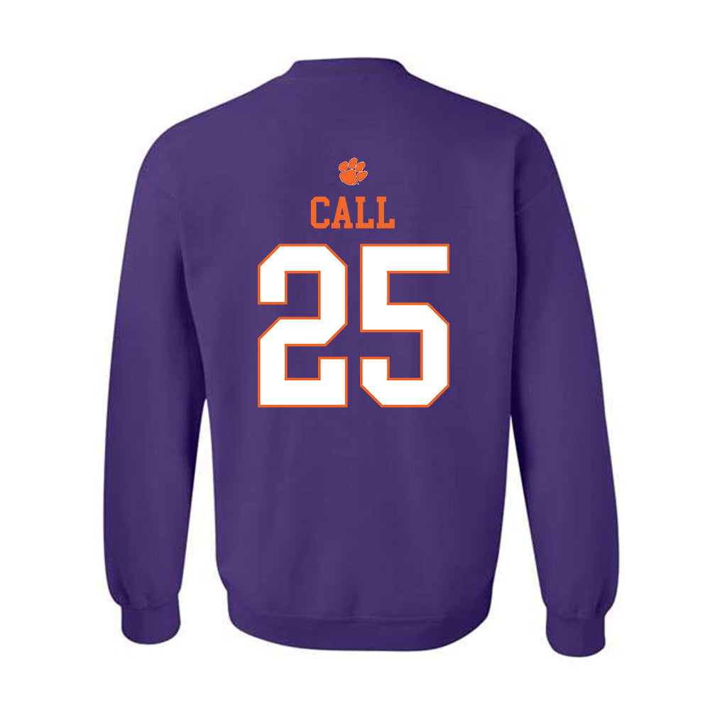 Clemson - NCAA Softball : Abbi Call - Classic Shersey Crewneck Sweatshirt-1