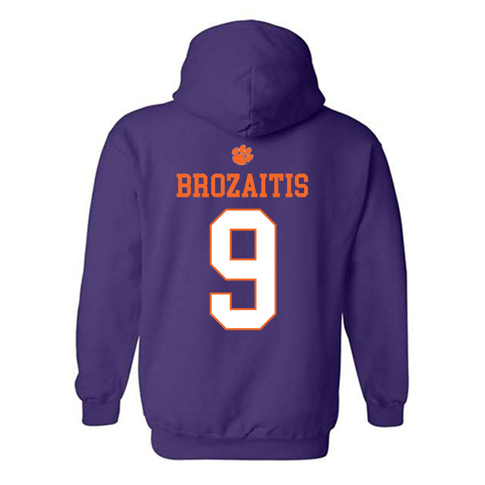 Clemson - NCAA Softball : Natalie Brozaitis - Classic Shersey Hooded Sweatshirt-1