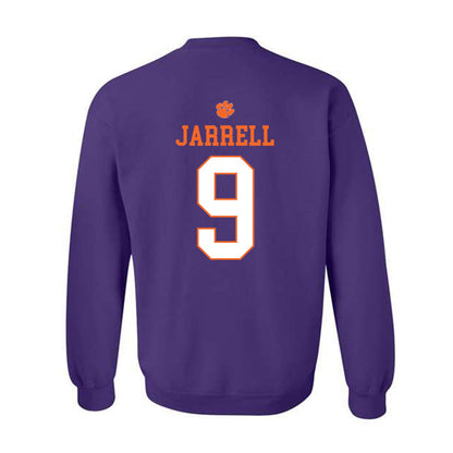Clemson - NCAA Baseball : Jacob Jarrell - Classic Shersey Crewneck Sweatshirt-1