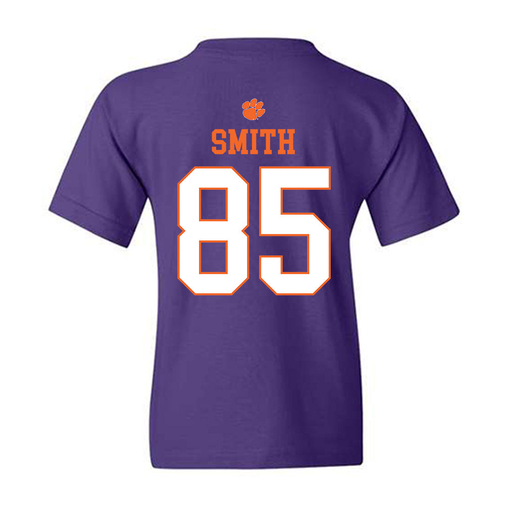 Clemson - NCAA Football : Jackson Smith - Classic Shersey Youth T-Shirt-1