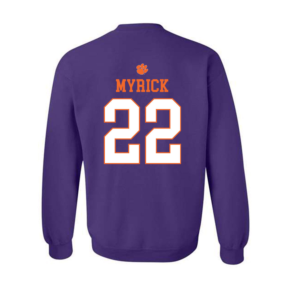Clemson - NCAA Football : Corey Myrick - Classic Shersey Crewneck Sweatshirt-1