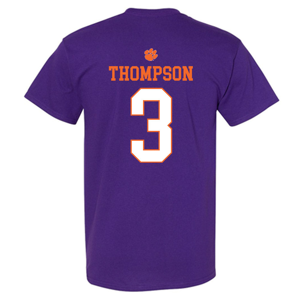 Clemson - NCAA Men's Basketball : Chase Thompson - Classic Shersey T-Shirt-1