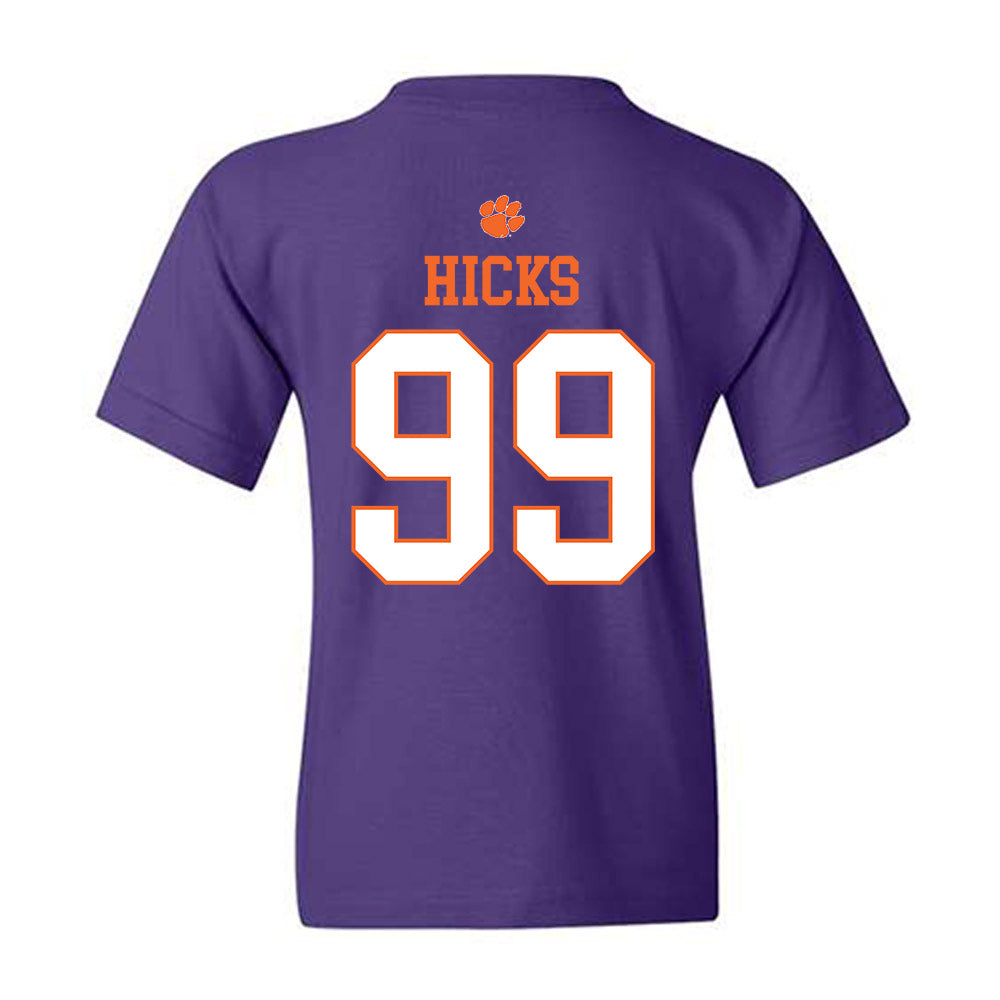 Clemson - NCAA Softball : Corri Hicks - Classic Shersey Youth T-Shirt-1