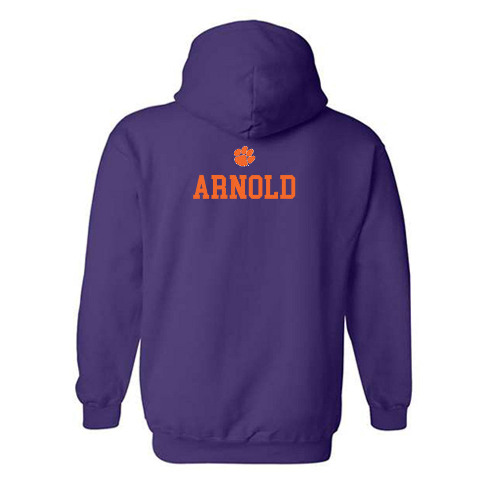 Clemson - NCAA Women's Gymnastics : Molly Arnold - Classic Shersey Hooded Sweatshirt-1