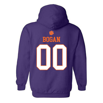 Clemson - NCAA Women's Lacrosse : Anna Bogan - Classic Shersey Hooded Sweatshirt-1
