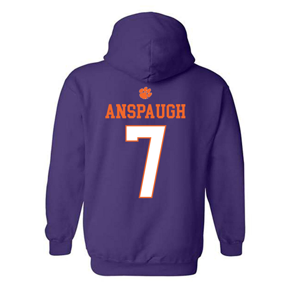 Clemson - NCAA Women's Volleyball : Madison Anspaugh - Classic Shersey Hooded Sweatshirt-1