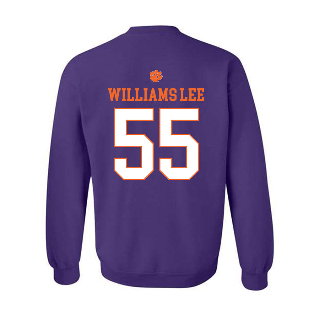 Clemson - NCAA Football : Makhi Williams Lee - Classic Shersey Crewneck Sweatshirt-1