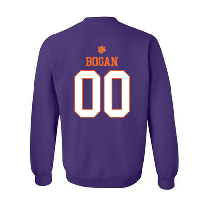 Clemson - NCAA Women's Lacrosse : Anna Bogan - Classic Shersey Crewneck Sweatshirt-1