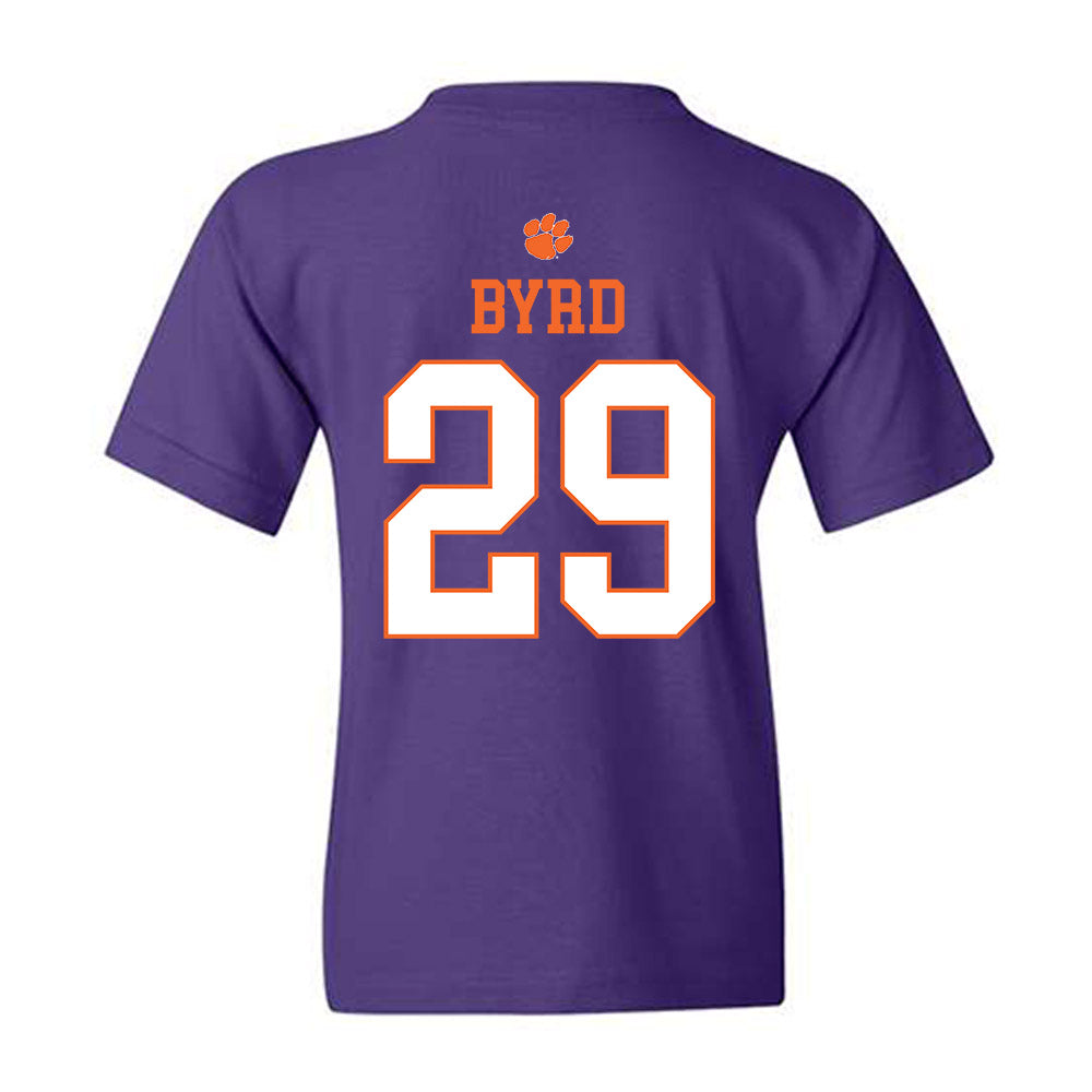 Clemson - NCAA Football : Chase Byrd - Classic Shersey Youth T-Shirt-1
