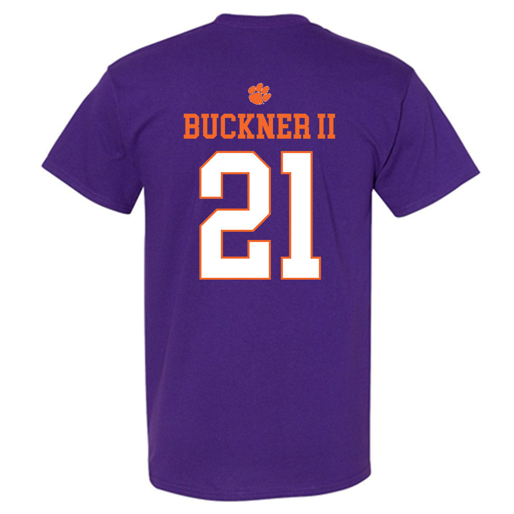 Clemson - NCAA Men's Basketball : Ace Buckner II - Classic Shersey T-Shirt-1