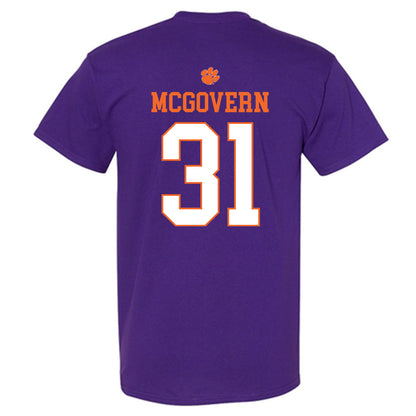 Clemson - NCAA Baseball : Jacob McGovern - Classic Shersey T-Shirt-1