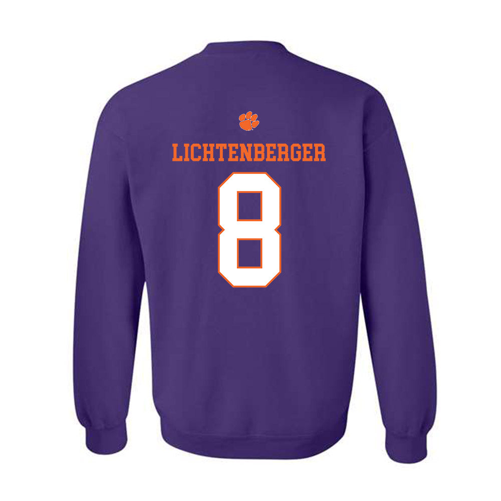 Clemson - NCAA Baseball : Tyler Lichtenberger - Classic Shersey Crewneck Sweatshirt-1