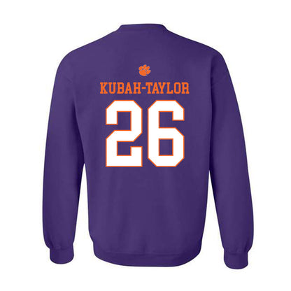 Clemson - NCAA Football : C.J. Kubah-Taylor - Classic Shersey Crewneck Sweatshirt-1