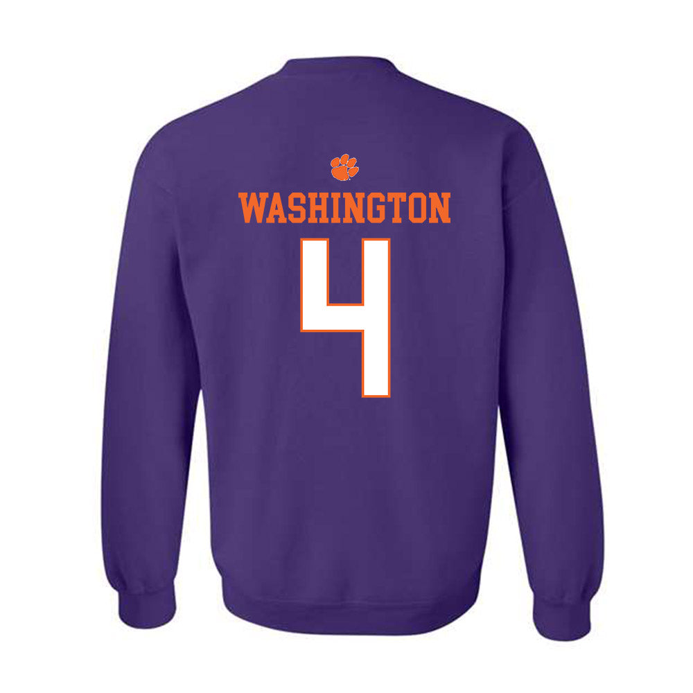 Clemson - NCAA Women's Volleyball : Brianna Washington - Classic Shersey Crewneck Sweatshirt-1