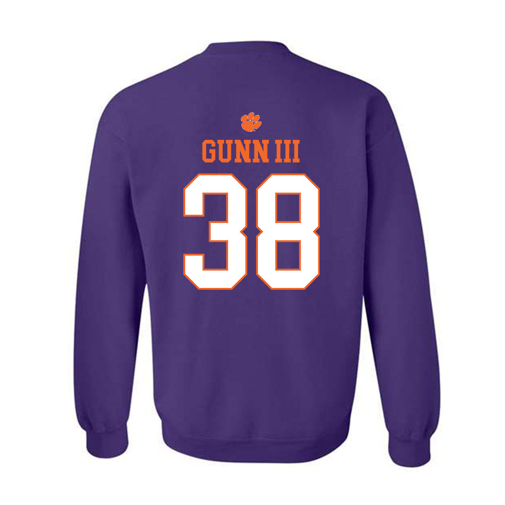 Clemson - NCAA Football : Robert Gunn III - Classic Shersey Crewneck Sweatshirt-1