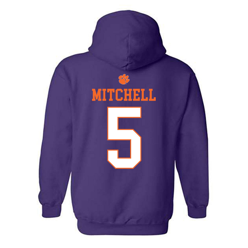 Clemson - NCAA Women's Volleyball : Talea Mitchell - Classic Shersey Hooded Sweatshirt-1