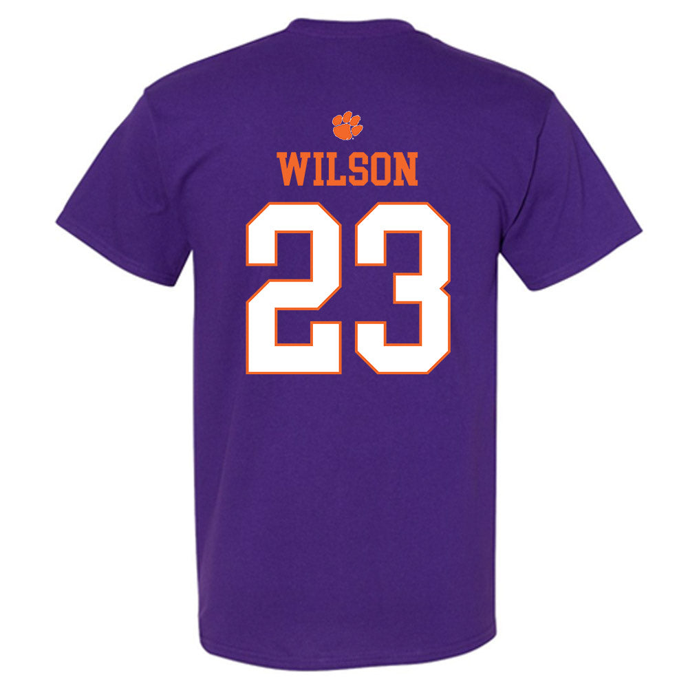 Clemson - NCAA Men's Soccer : Duncan Wilson - Classic Shersey T-Shirt-1
