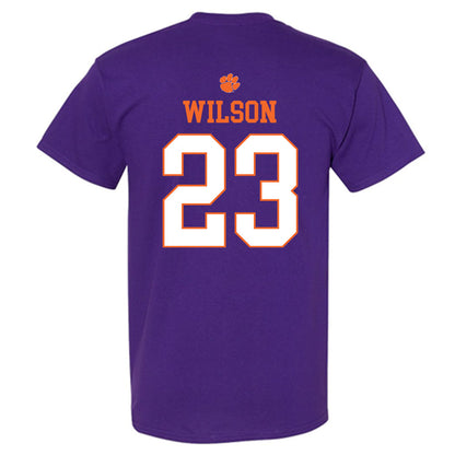 Clemson - NCAA Men's Soccer : Duncan Wilson - Classic Shersey T-Shirt-1