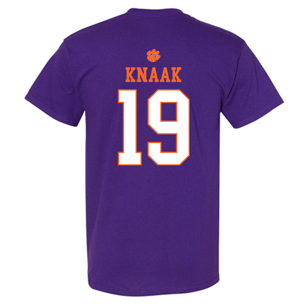 Clemson - NCAA Baseball : Aidan Knaak - Classic Shersey T-Shirt-1