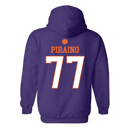 Clemson - NCAA Women's Lacrosse : Jayden Piraino - Classic Shersey Hooded Sweatshirt-1
