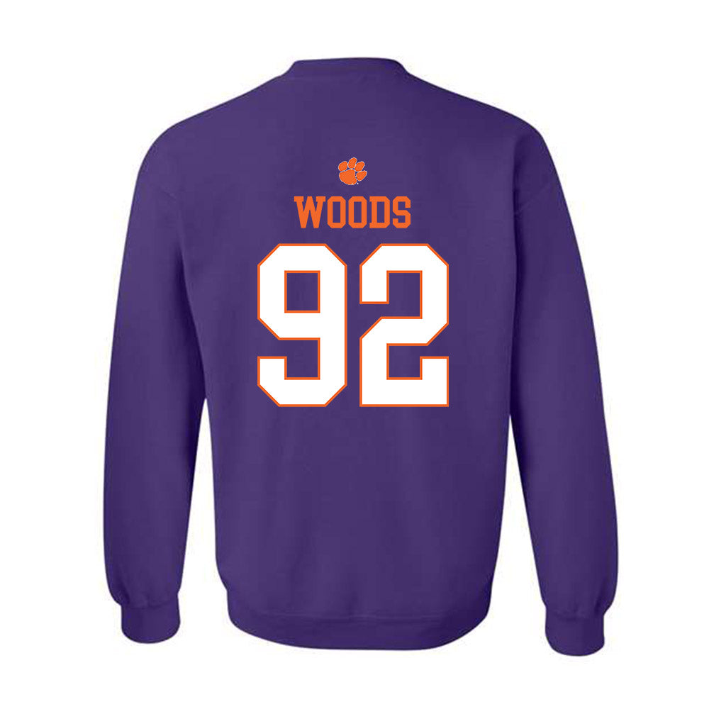 Clemson - NCAA Football : Devarrick Woods - Classic Shersey Crewneck Sweatshirt-1