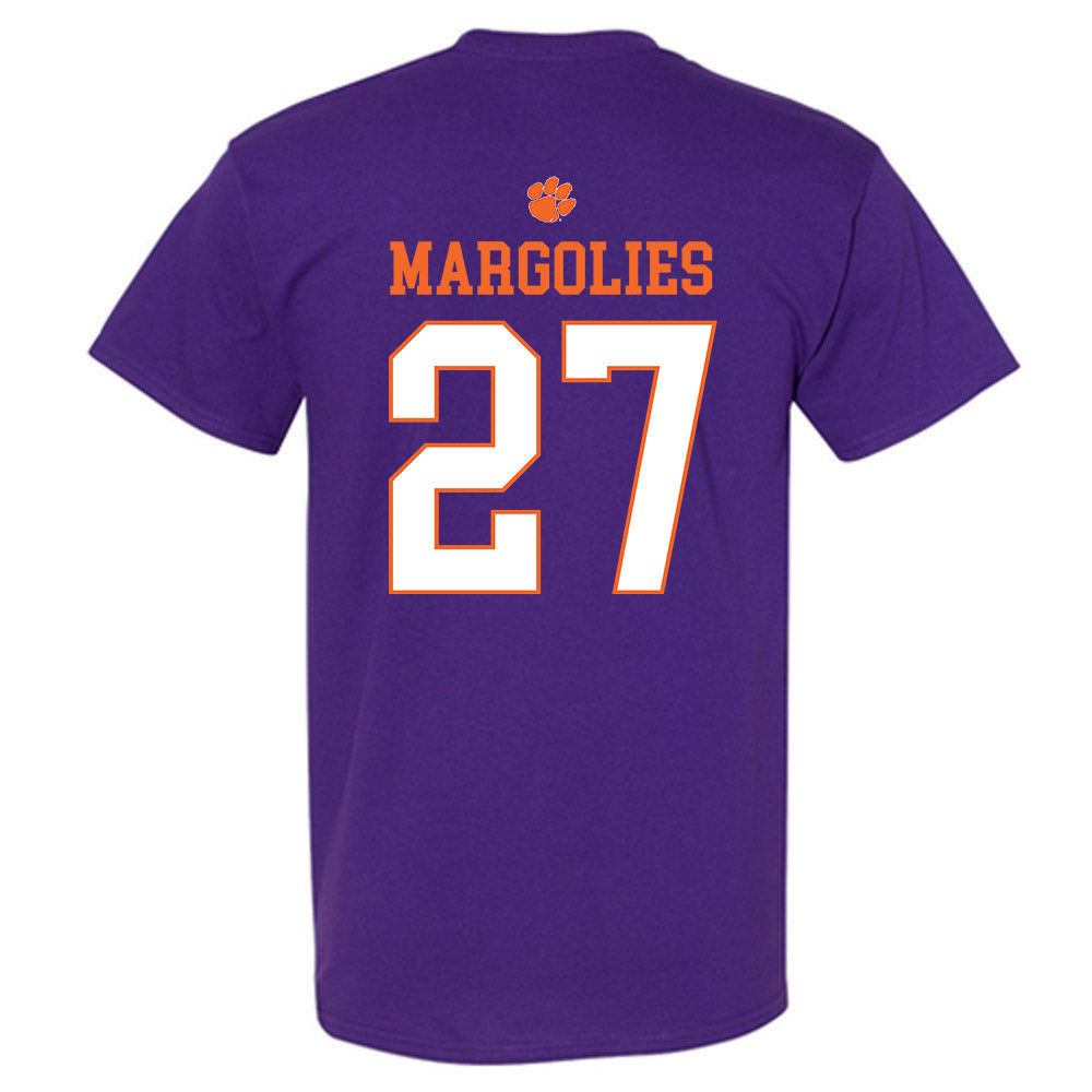Clemson - NCAA Baseball : Dan Margolies - Classic Shersey T-Shirt-1
