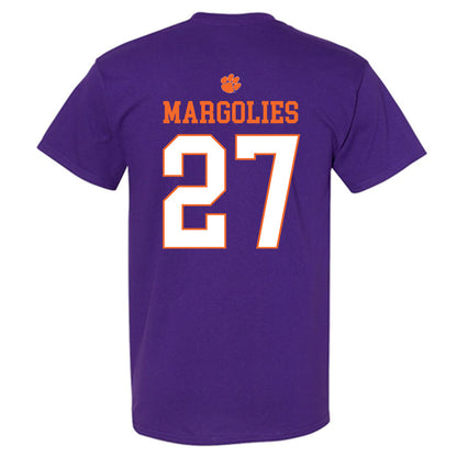Clemson - NCAA Baseball : Dan Margolies - Classic Shersey T-Shirt-1