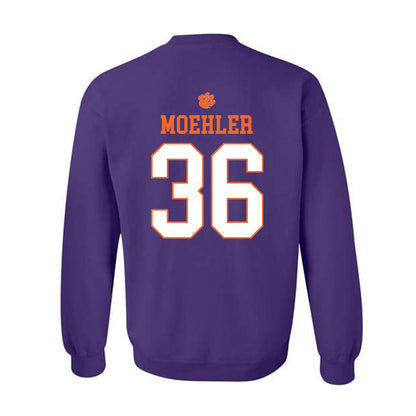 Clemson - NCAA Baseball : Dane Moehler - Classic Shersey Crewneck Sweatshirt-1