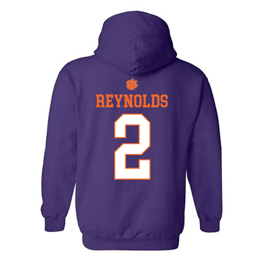 Clemson - NCAA Football : Tait Reynolds - Classic Shersey Hooded Sweatshirt-1