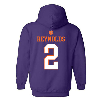 Clemson - NCAA Football : Tait Reynolds - Classic Shersey Hooded Sweatshirt-1