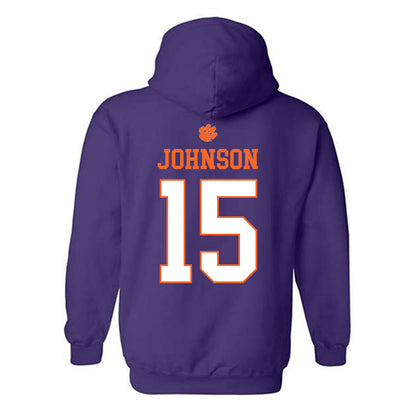 Clemson - NCAA Softball : Maddie Johnson - Classic Shersey Hooded Sweatshirt-1
