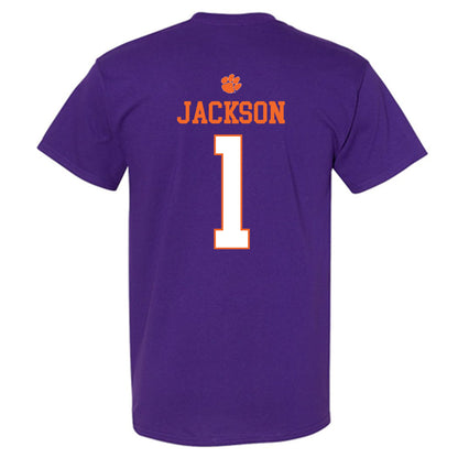 Clemson - NCAA Women's Basketball : Amaia Jackson - Classic Shersey T-Shirt-1