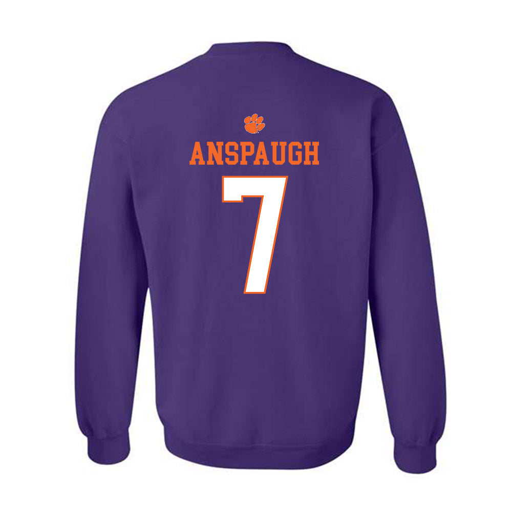 Clemson - NCAA Women's Volleyball : Madison Anspaugh - Classic Shersey Crewneck Sweatshirt-1