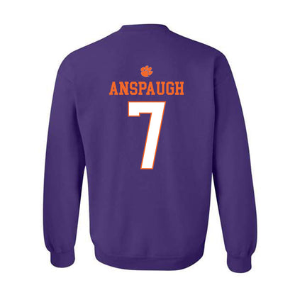 Clemson - NCAA Women's Volleyball : Madison Anspaugh - Classic Shersey Crewneck Sweatshirt-1