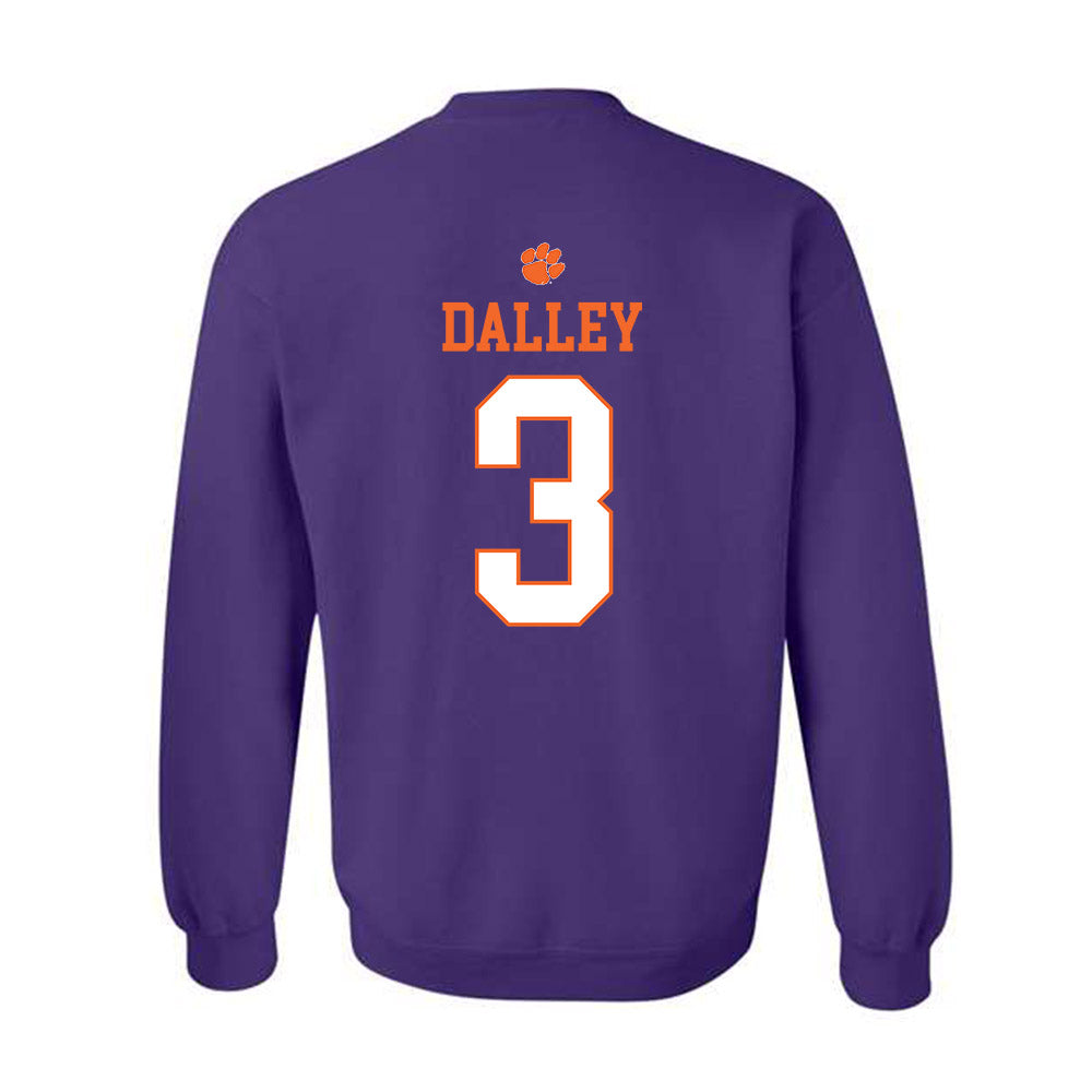 Clemson - NCAA Baseball : Ty Dalley - Classic Shersey Crewneck Sweatshirt-1