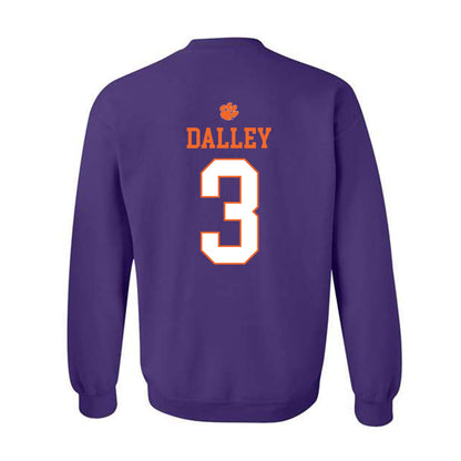 Clemson - NCAA Baseball : Ty Dalley - Classic Shersey Crewneck Sweatshirt-1