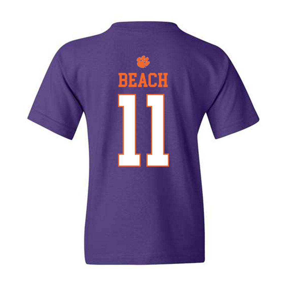 Clemson - NCAA Women's Lacrosse : Kasey Beach - Classic Shersey Youth T-Shirt