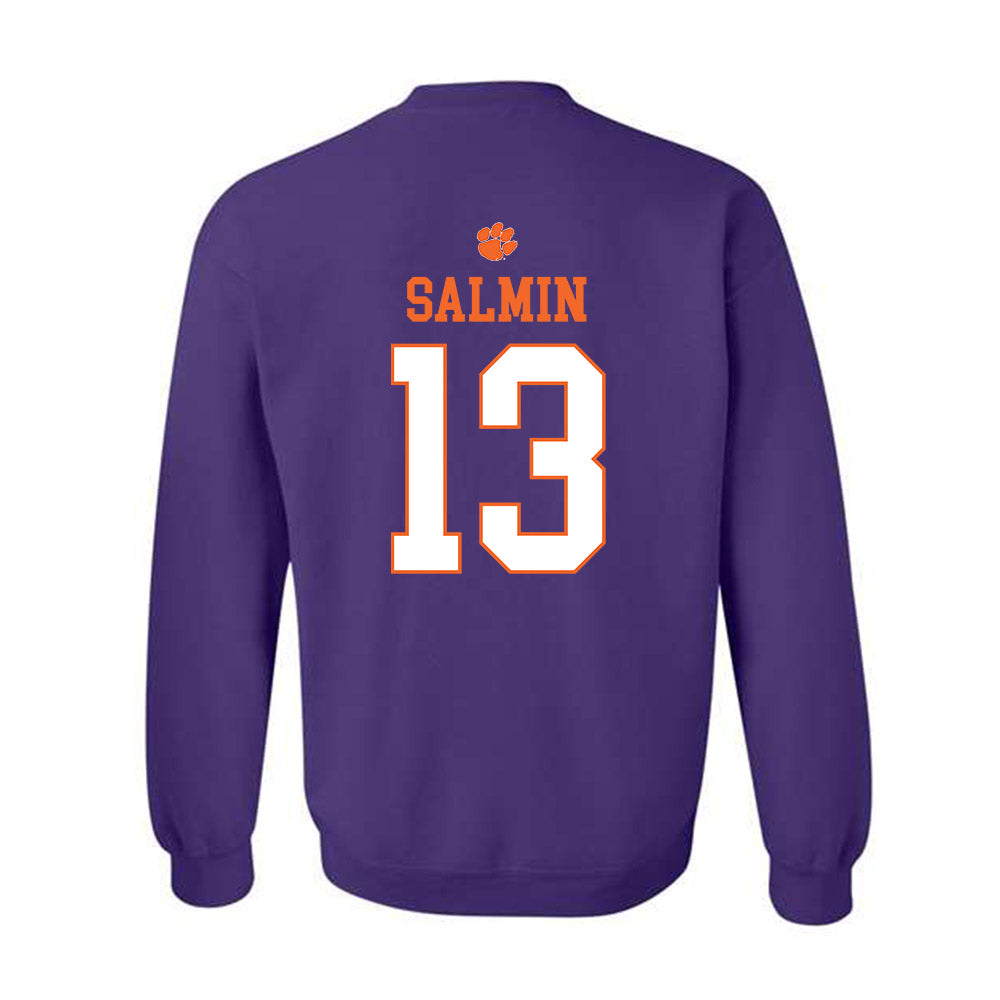 Clemson - NCAA Football : Connor Salmin - Classic Shersey Crewneck Sweatshirt-1