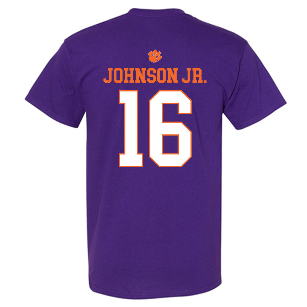 Clemson - NCAA Football : Chris Johnson Jr. - Classic Shersey T-Shirt-1