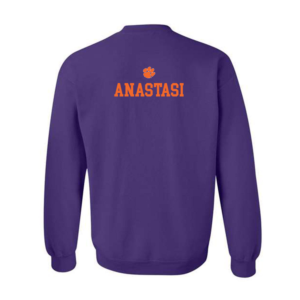 Clemson - NCAA Women's Gymnastics : Paige Anastasi - Classic Shersey Crewneck Sweatshirt-1