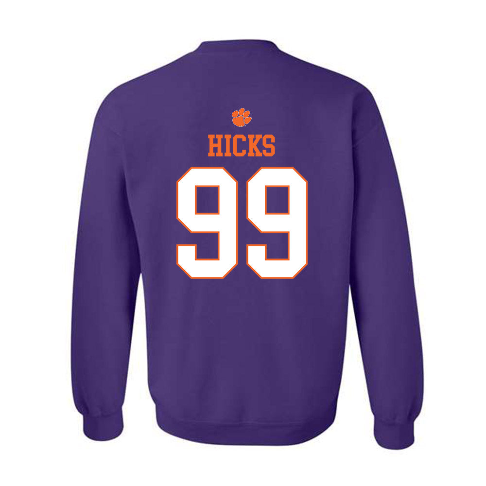 Clemson - NCAA Softball : Corri Hicks - Classic Shersey Crewneck Sweatshirt-1